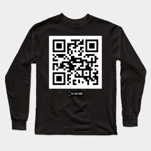 Not Grumpy Just My Face QR Long Sleeve T-Shirt